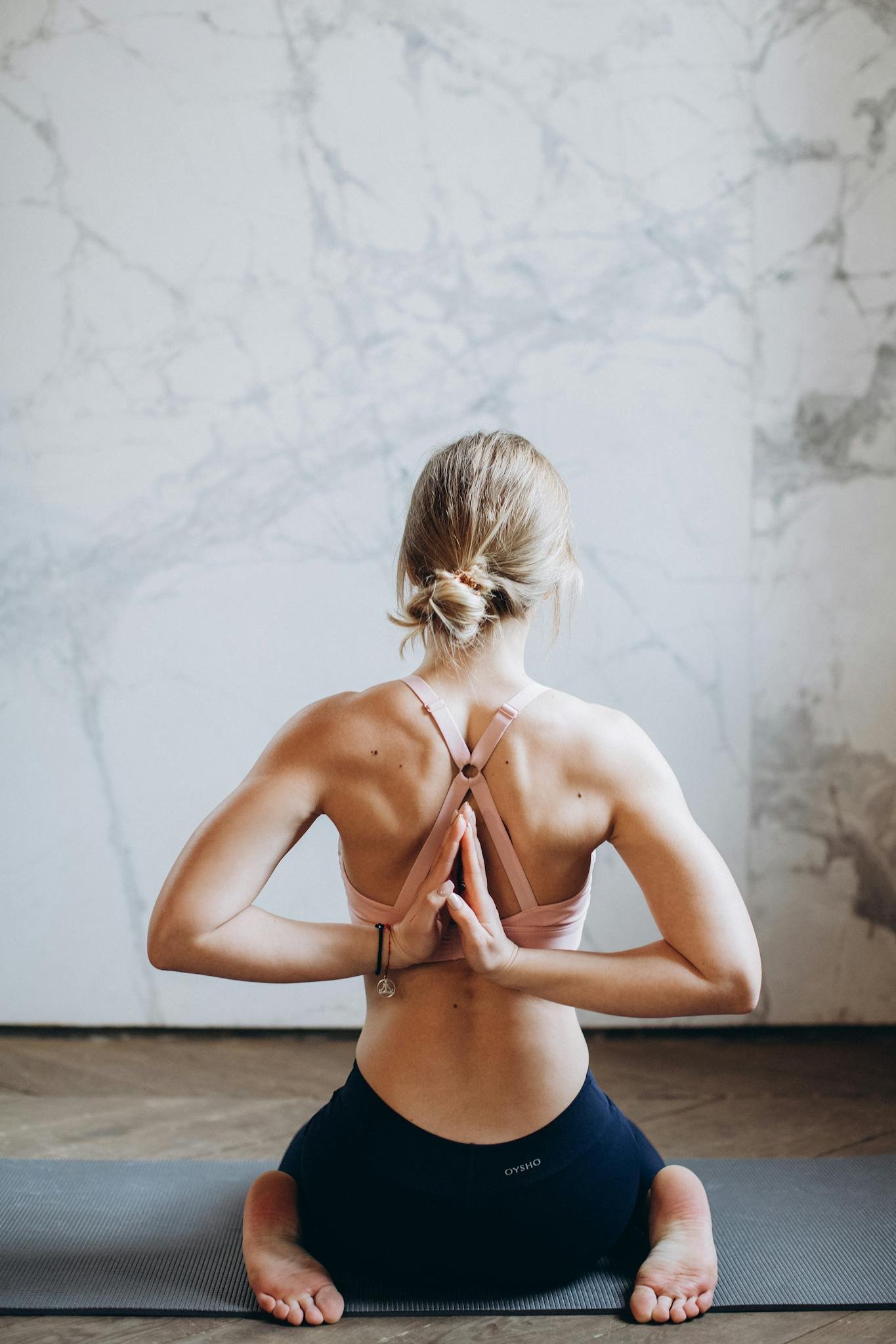 Woman Practicing Yoga